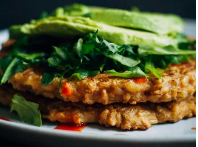 Freekeh/ Chickpea Pancakes