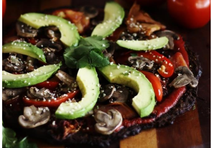 Zucchini Pizza Crust recipe (plant based pizza recipes)