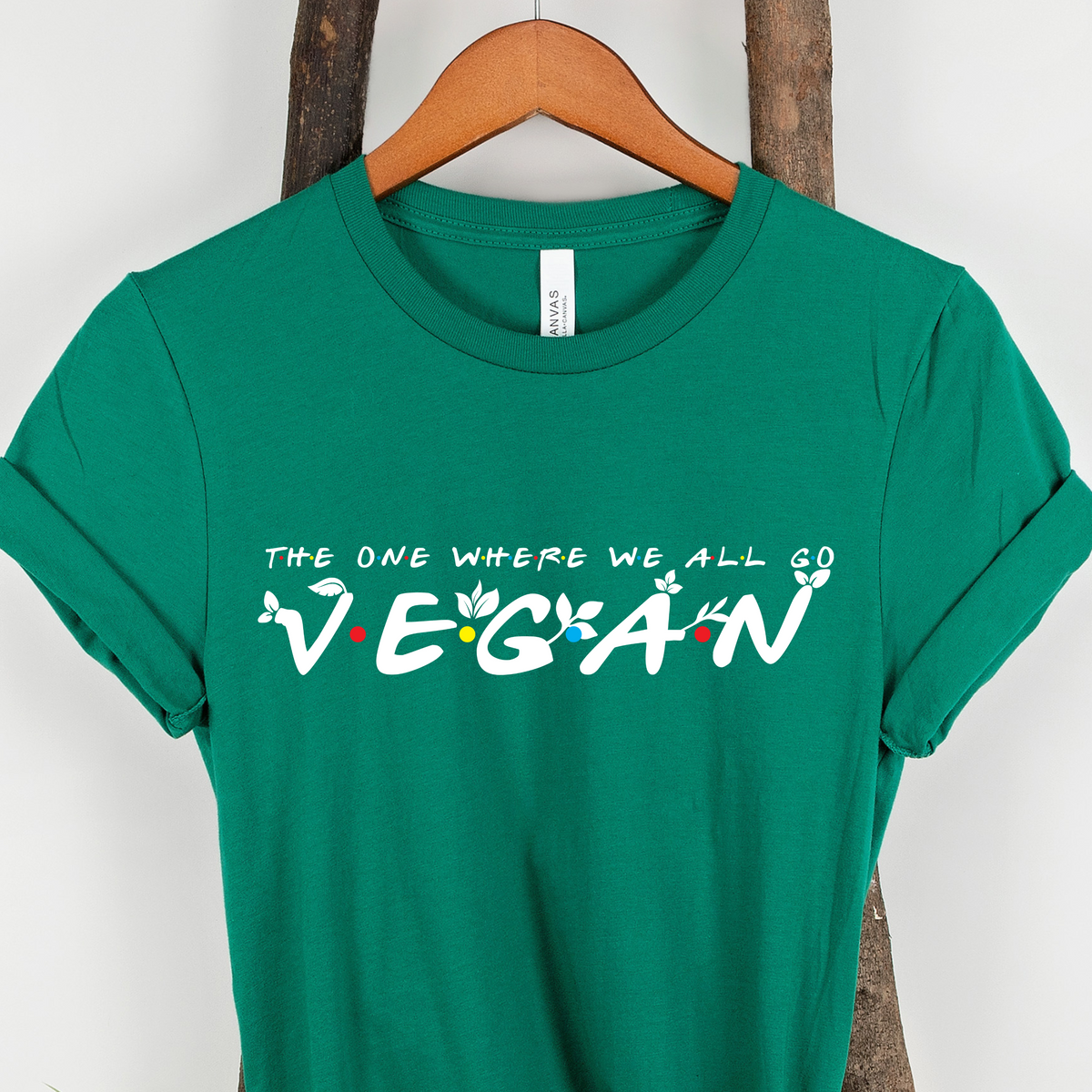 THE ONE WHERE WE ALL GO VEGAN UNISEX T-SHIRT