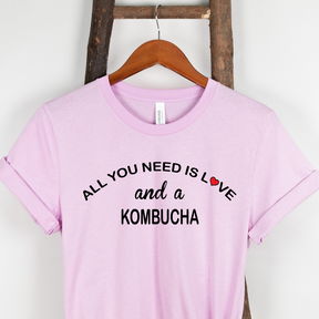 ALL YOU NEED IS LOVE...KOMBUCHA Colored t-shirt