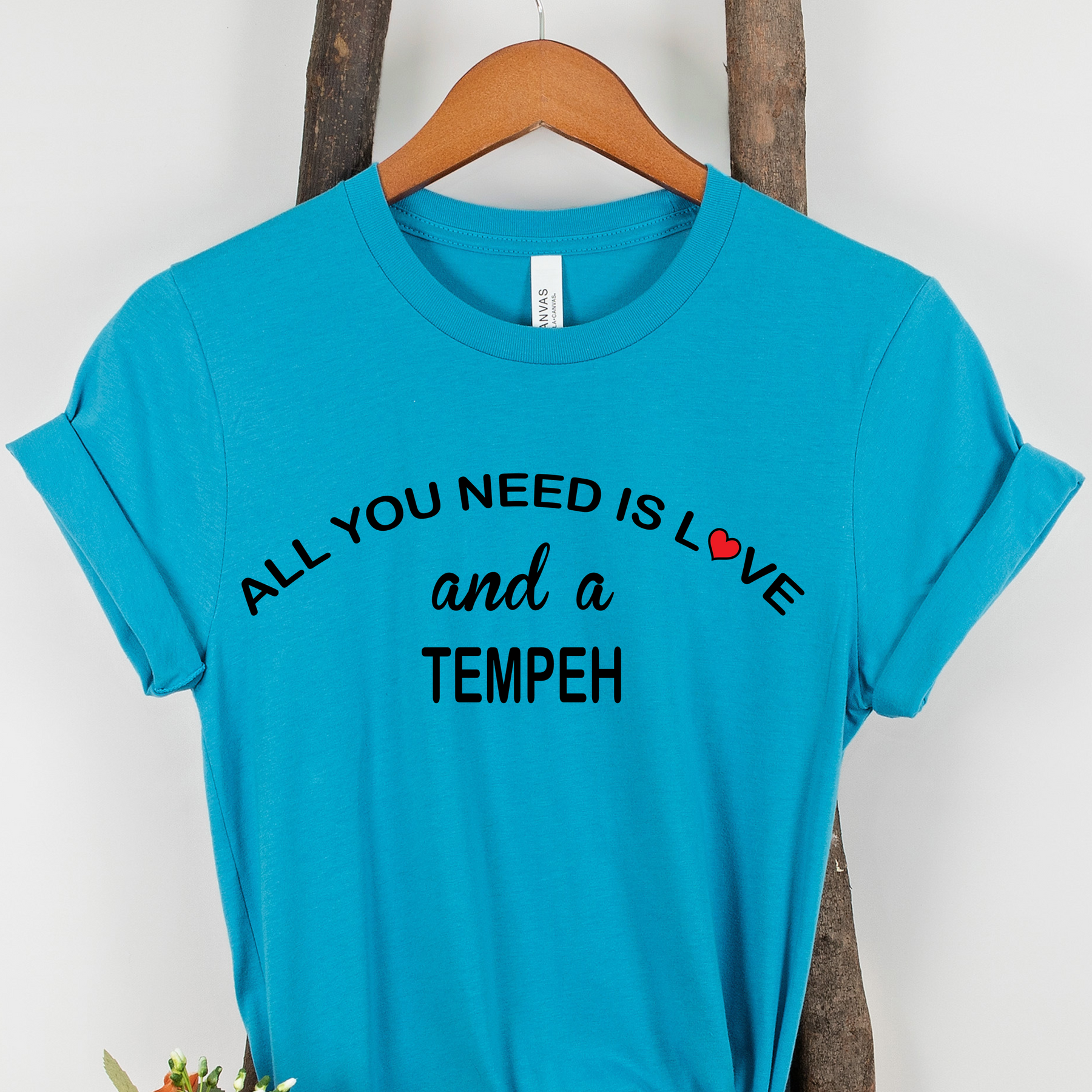 All You Need Is Love Tempeh Colored T-Shirt