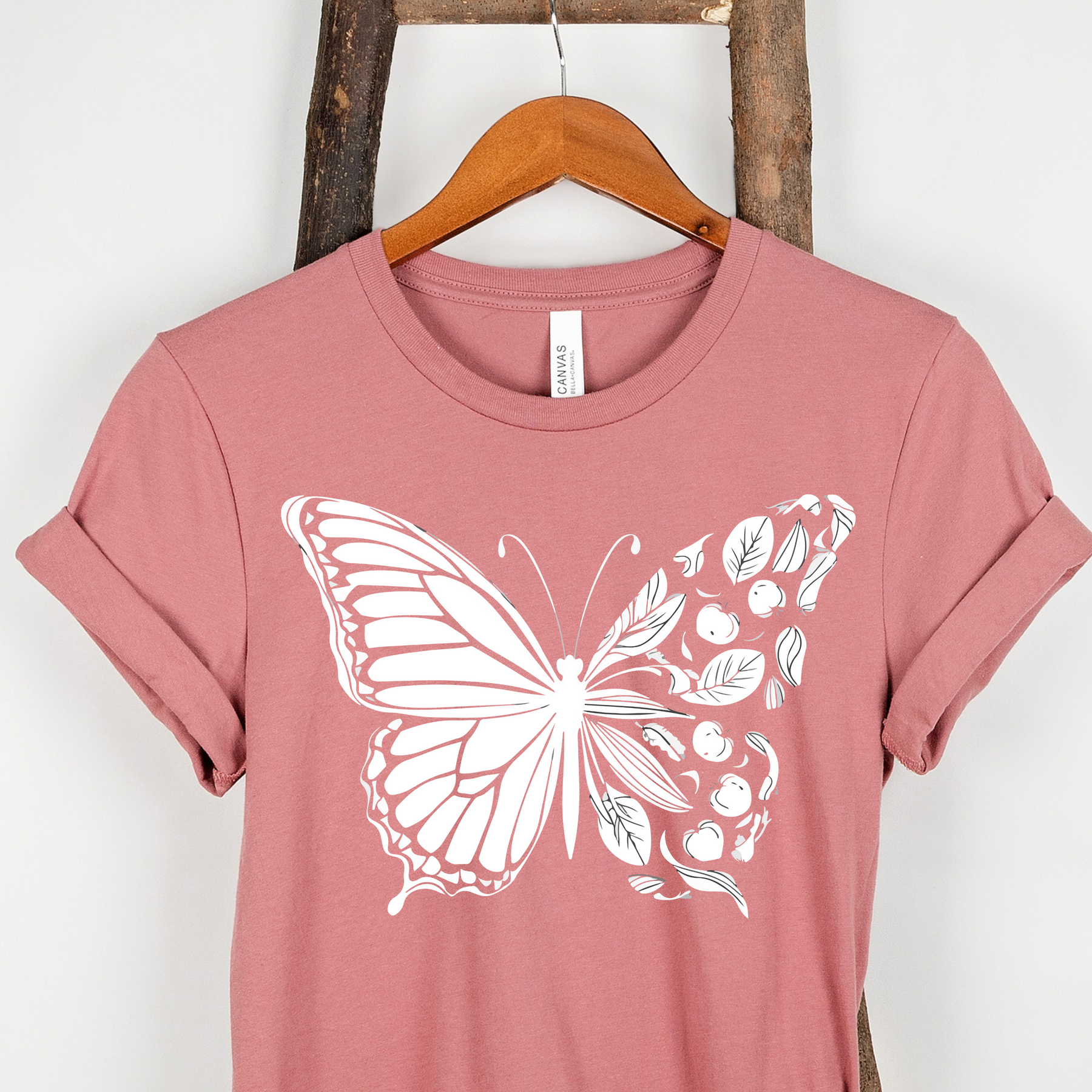 Vegan Butterfly Unisex T-shirt