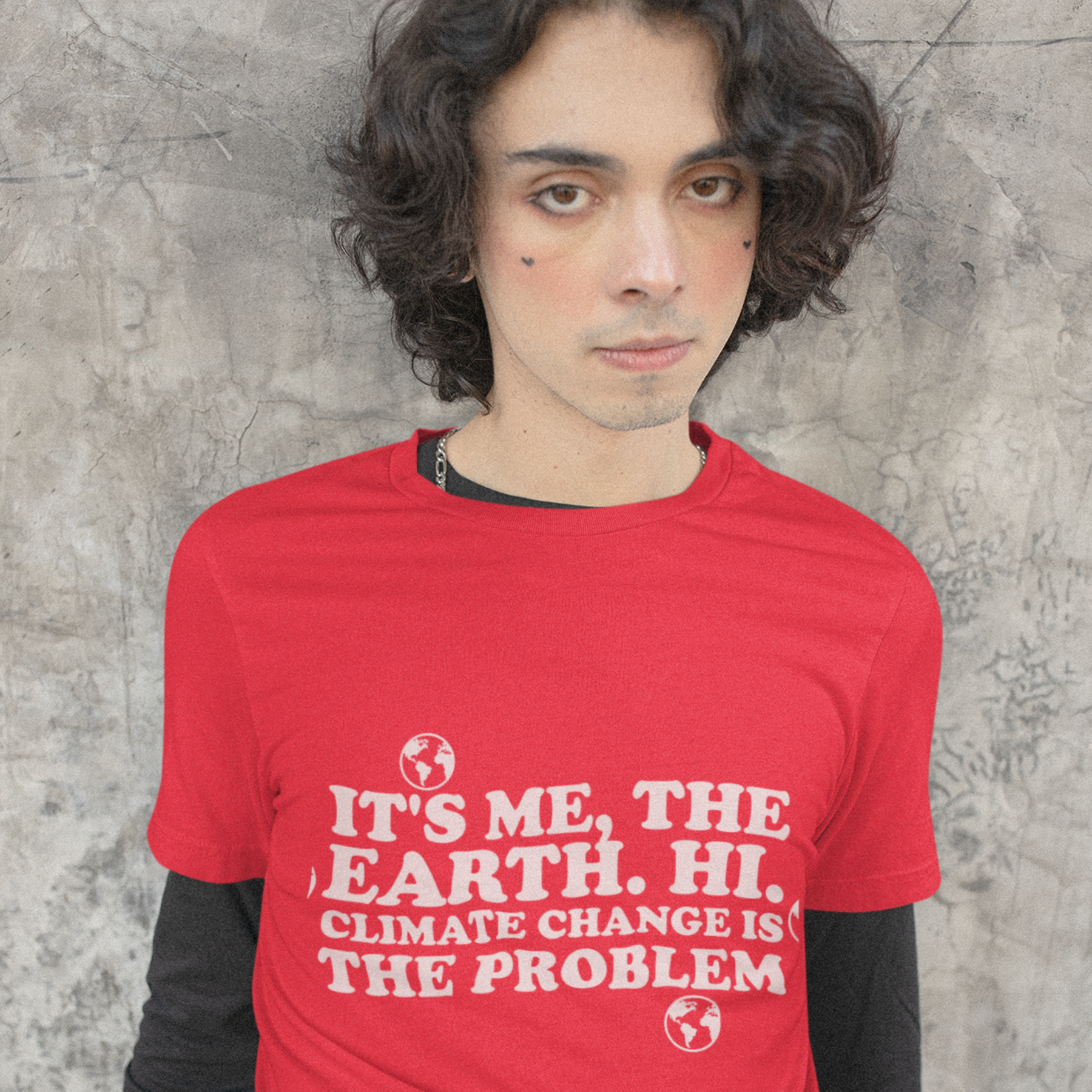 Climate Change is Problem Unisex t-shirt