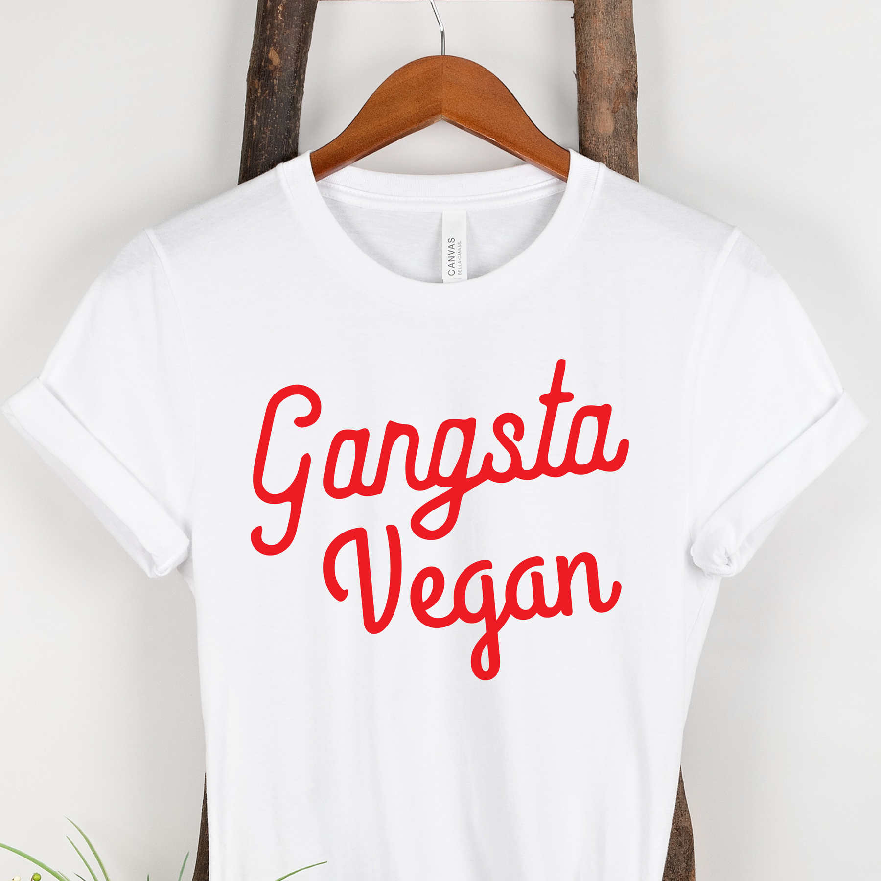 GANGSTA VEGAN Short-Sleeve T-Shirt