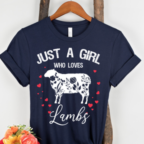 Girl Loves Lambs Unisex T-Shirt