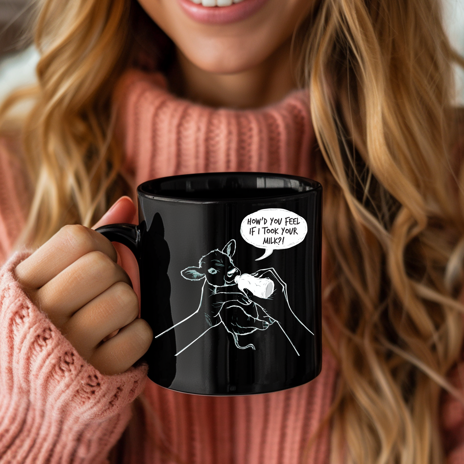 Black Glossy Mug