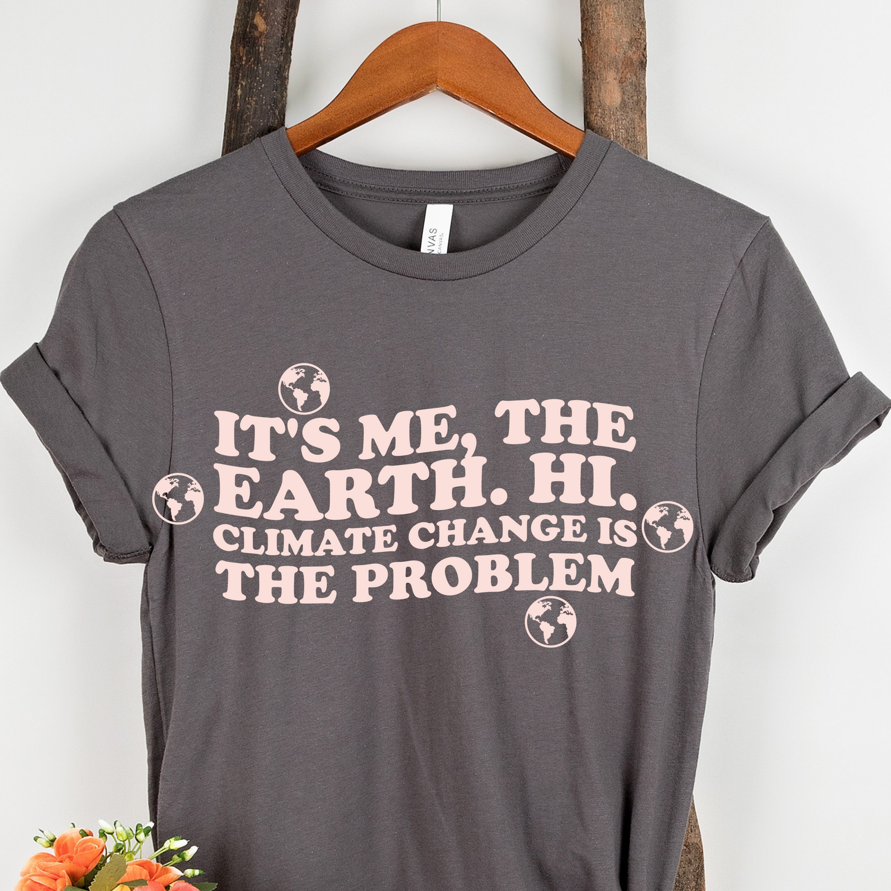 Climate Change is Problem Unisex t-shirt