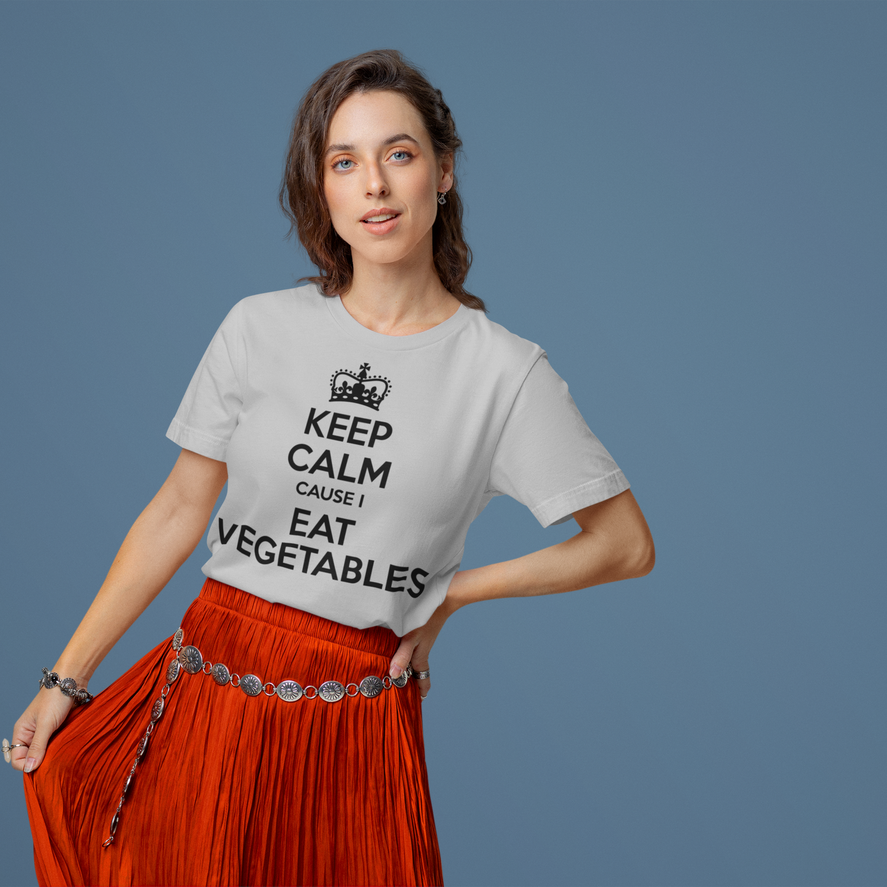 KEEP CALM I EAT VEGETABLES t-shirt