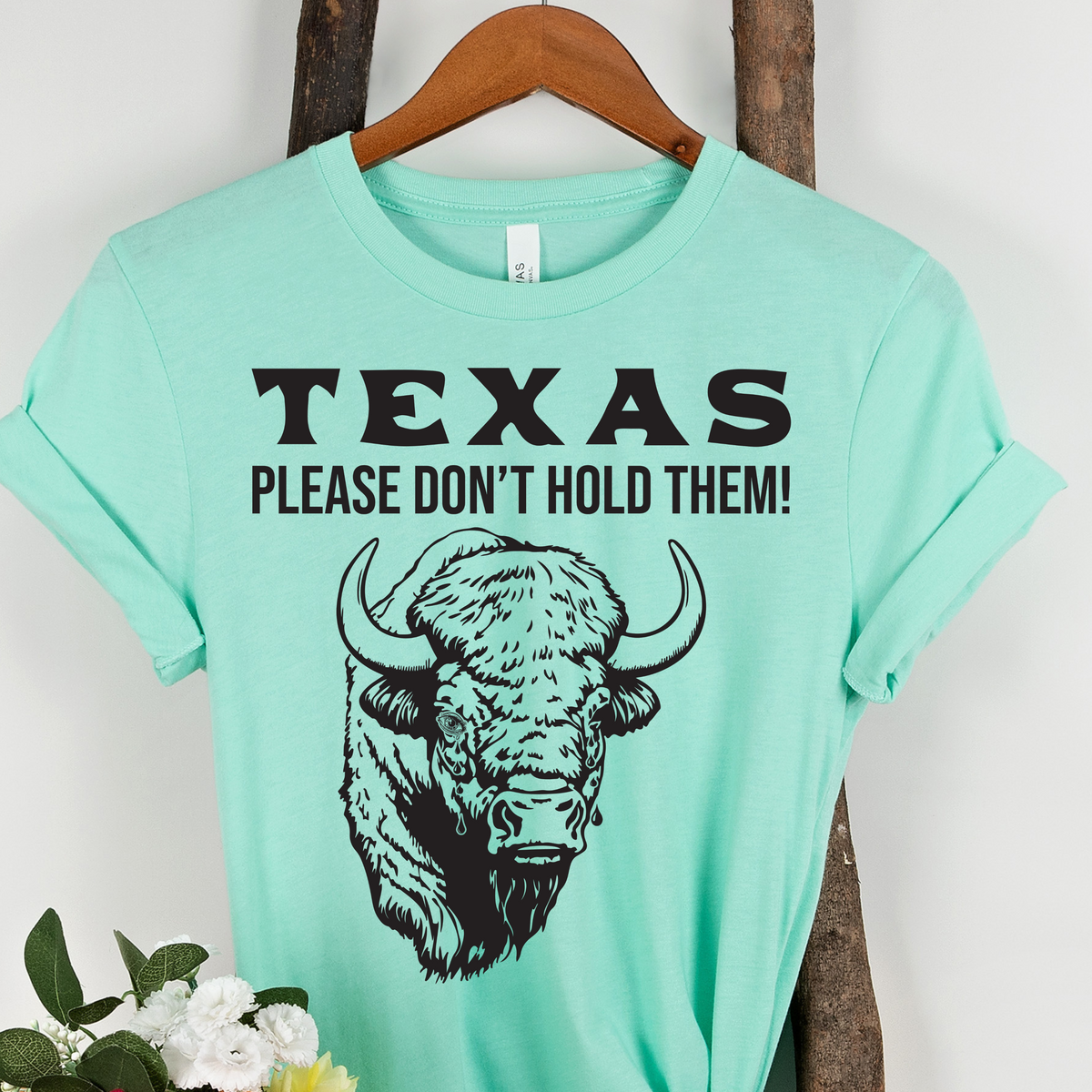 TEXAS PLEASE DON'T HOLD 'EM Unisex t-shirt