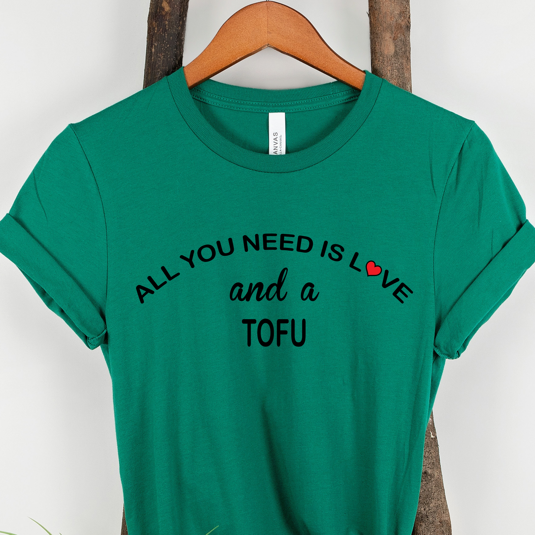 All You Need Is Love Tofu Colored T-Shirt