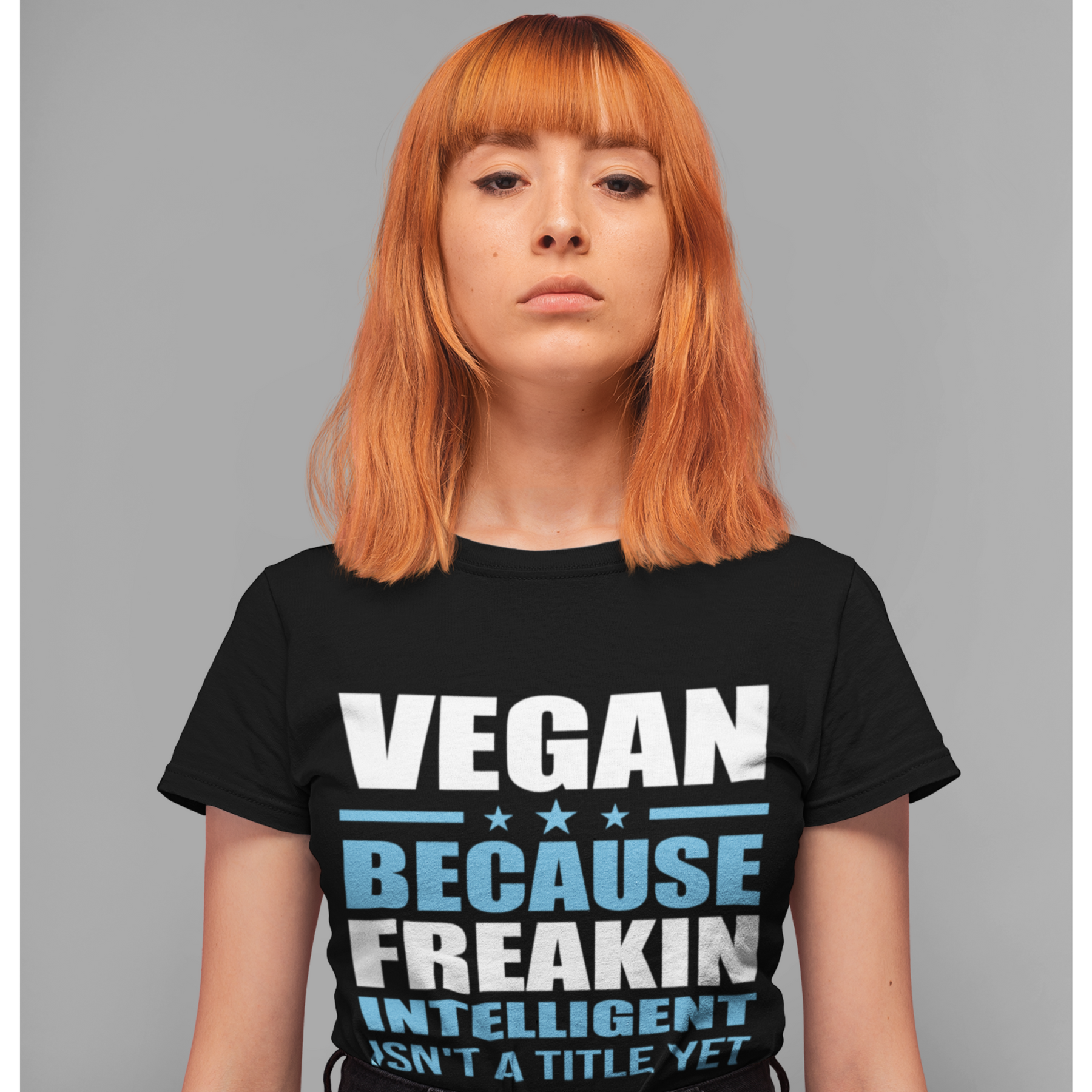 FREAKIN' INTELLIGENT VEGAN Short-Sleeve T-Shirt