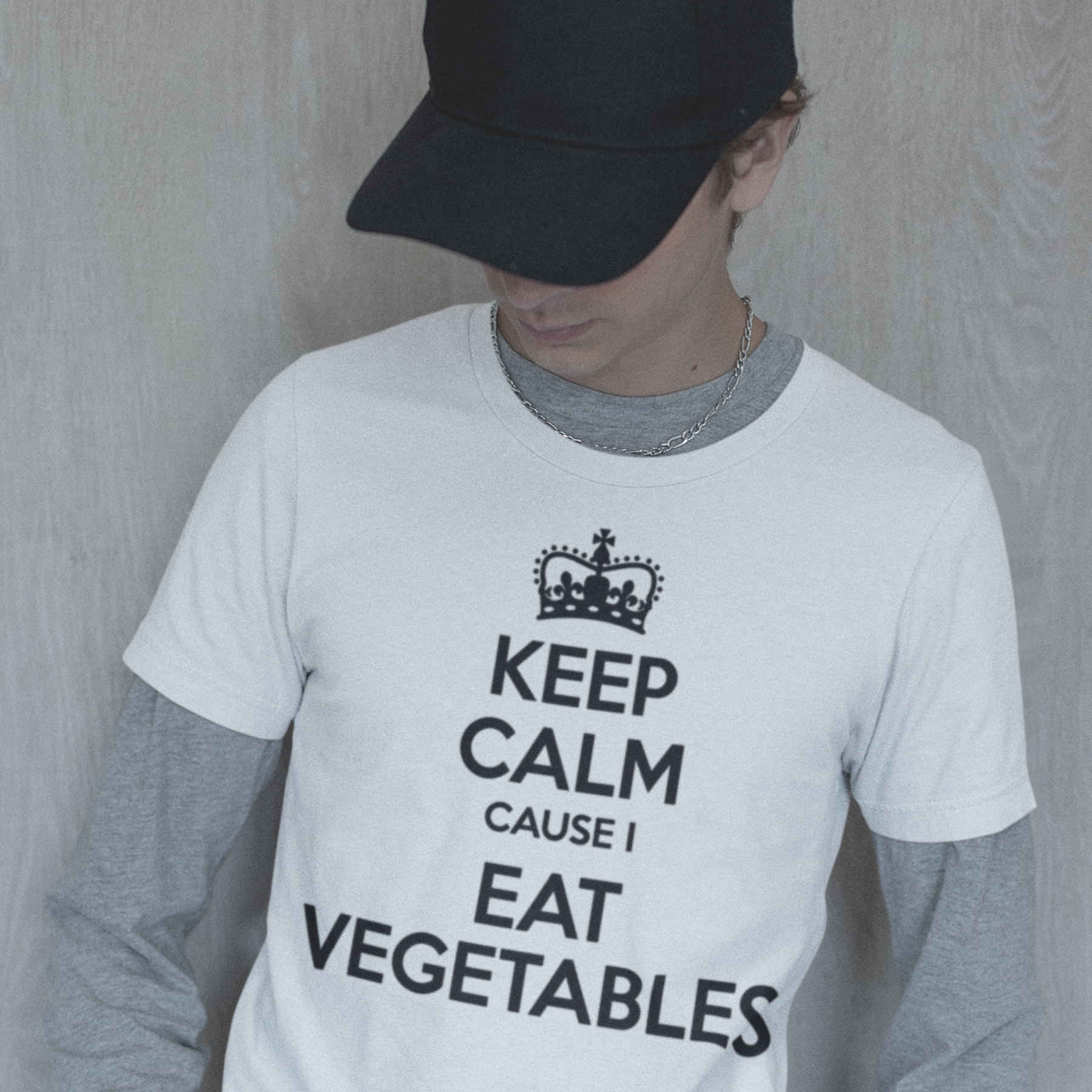 KEEP CALM I EAT VEGETABLES t-shirt