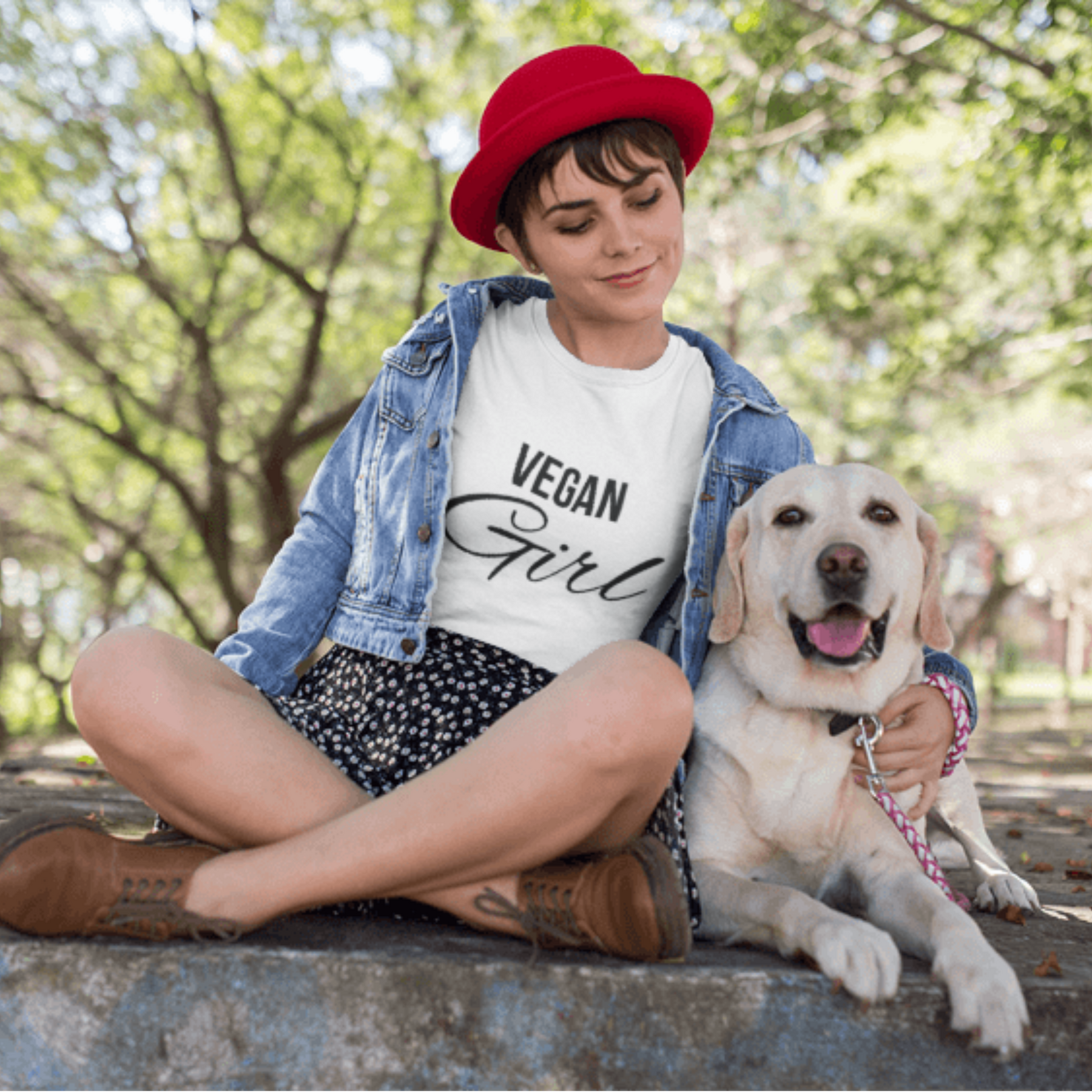 Vegan Girl Colored t-shirt