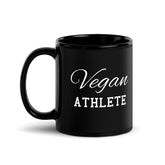 VEGAN ATHLETE Black Glossy Mug