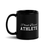 PLANT BASED ATHLETE Black Glossy Mug