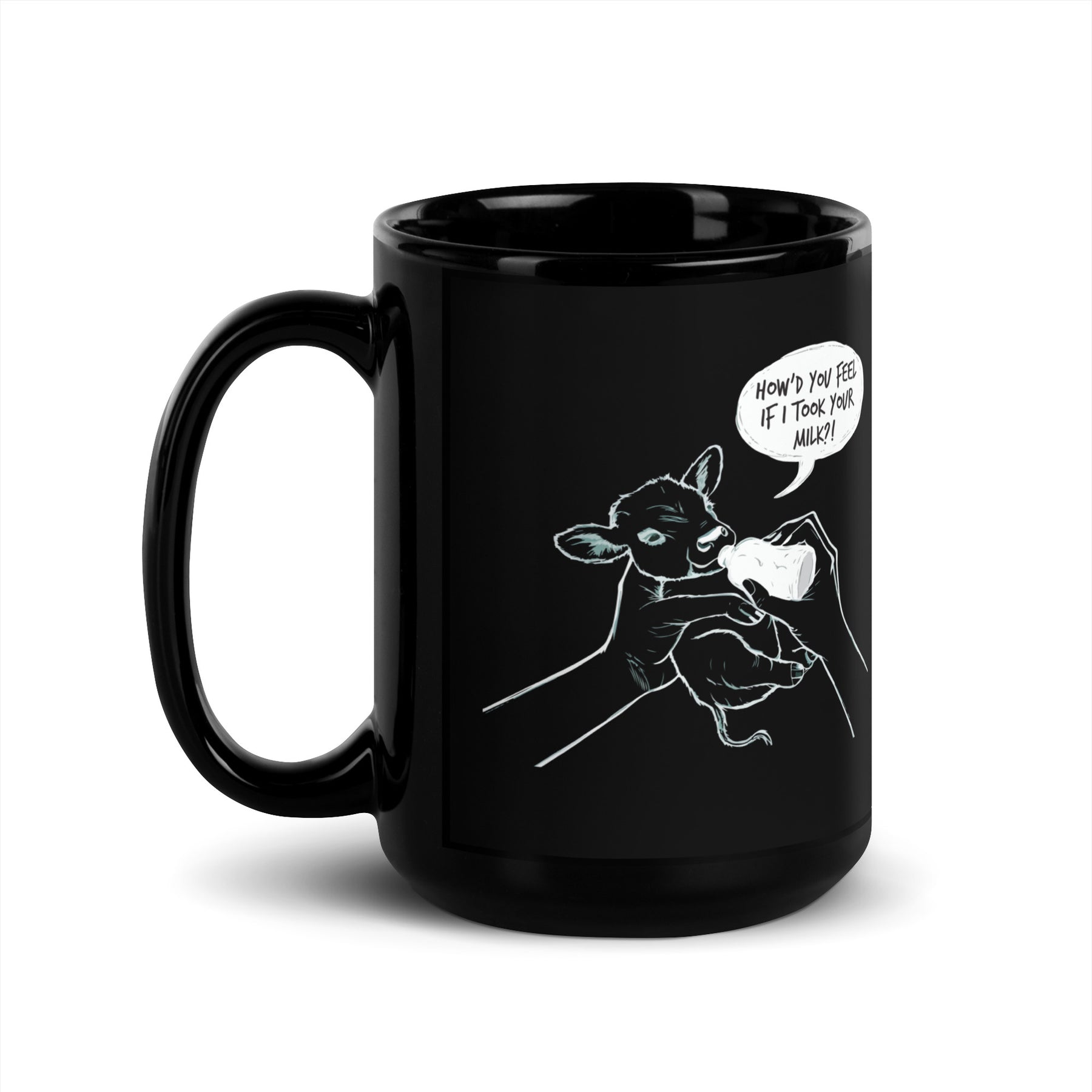 Black Glossy Mug