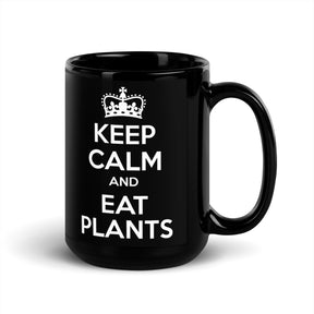 black plant base mug 