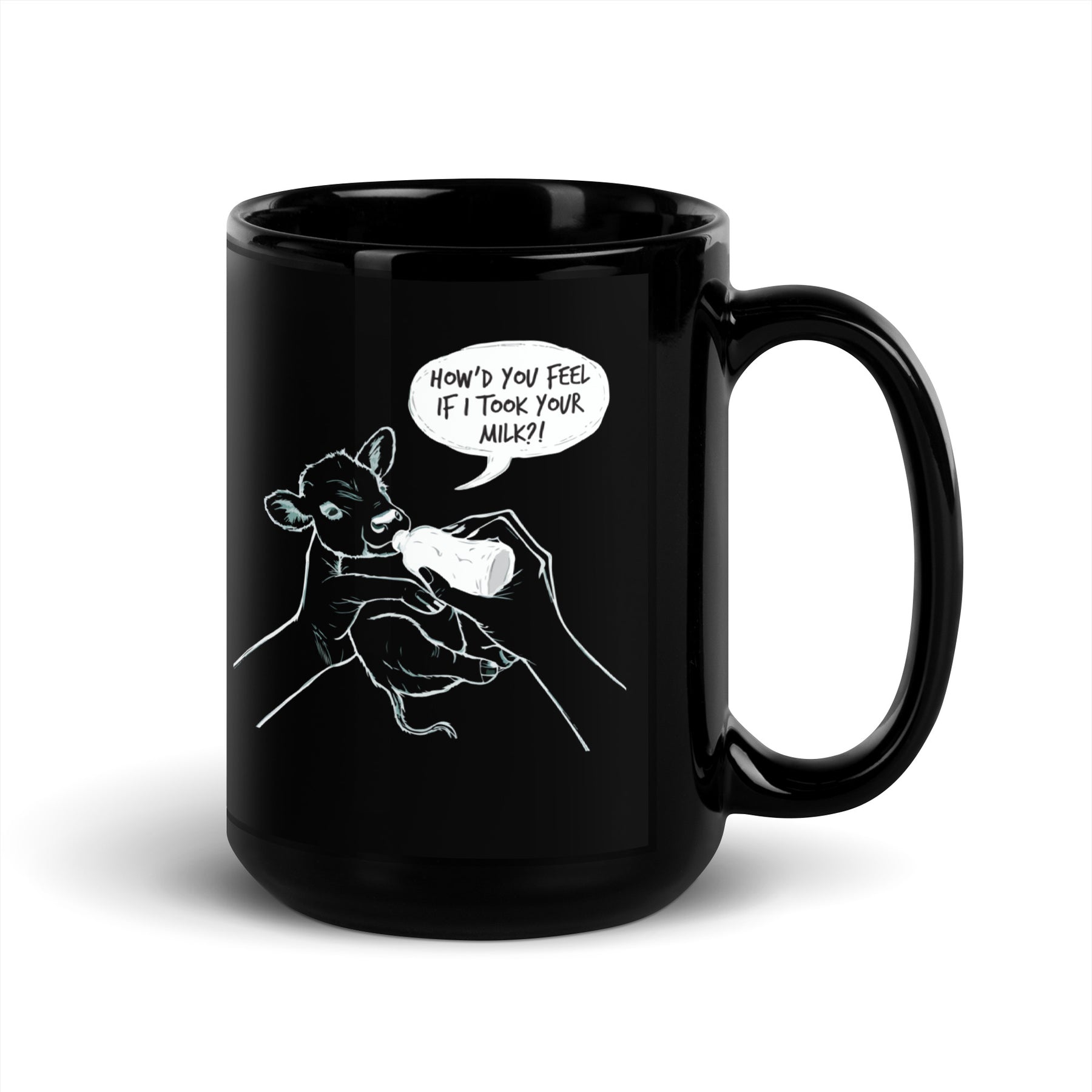 Black Glossy Mug