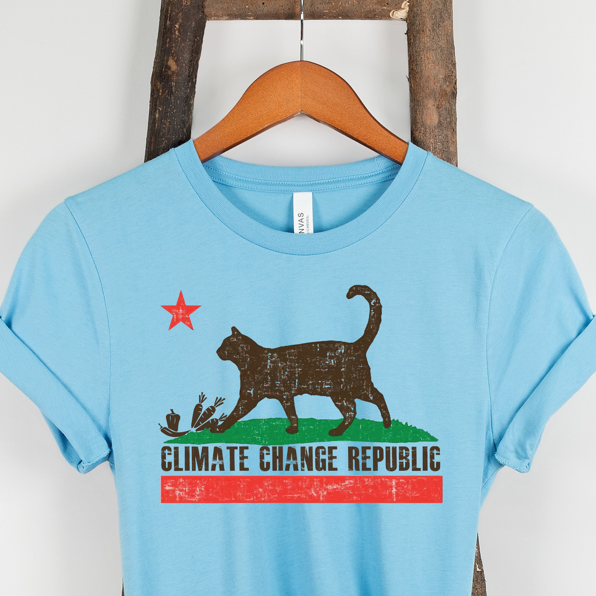 CLIMATE CHANGE REPUBLIC Colored t-shirt