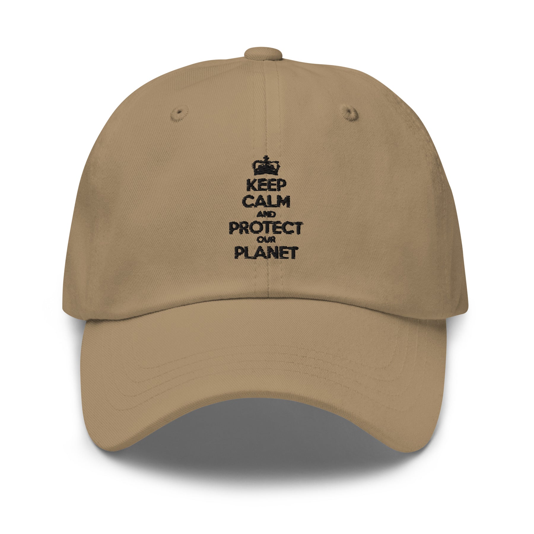 Keep Calm Protect The Planet Dad Hat