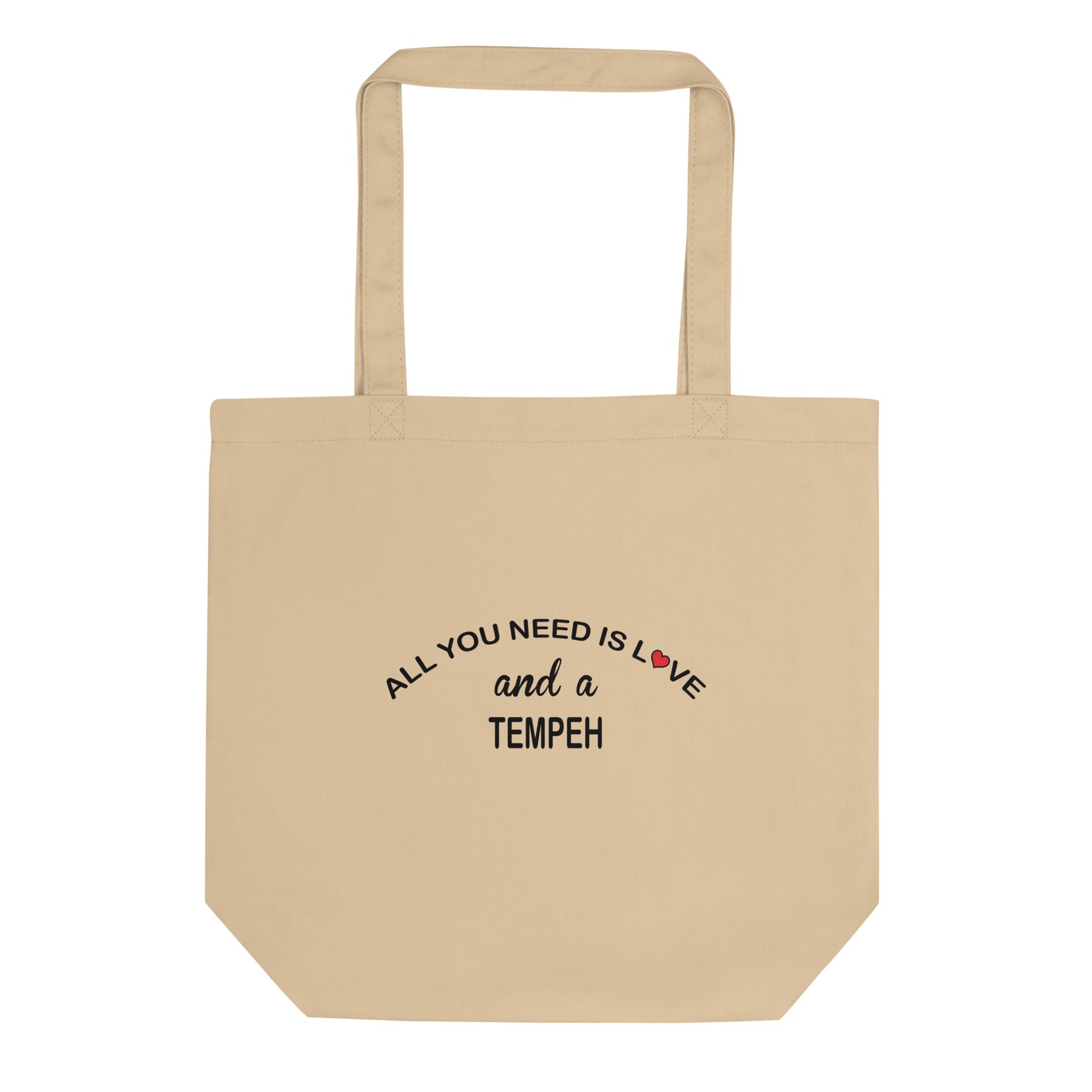 ALL YOU NEED IS LOVE...TEMPEH Eco Tote Bag