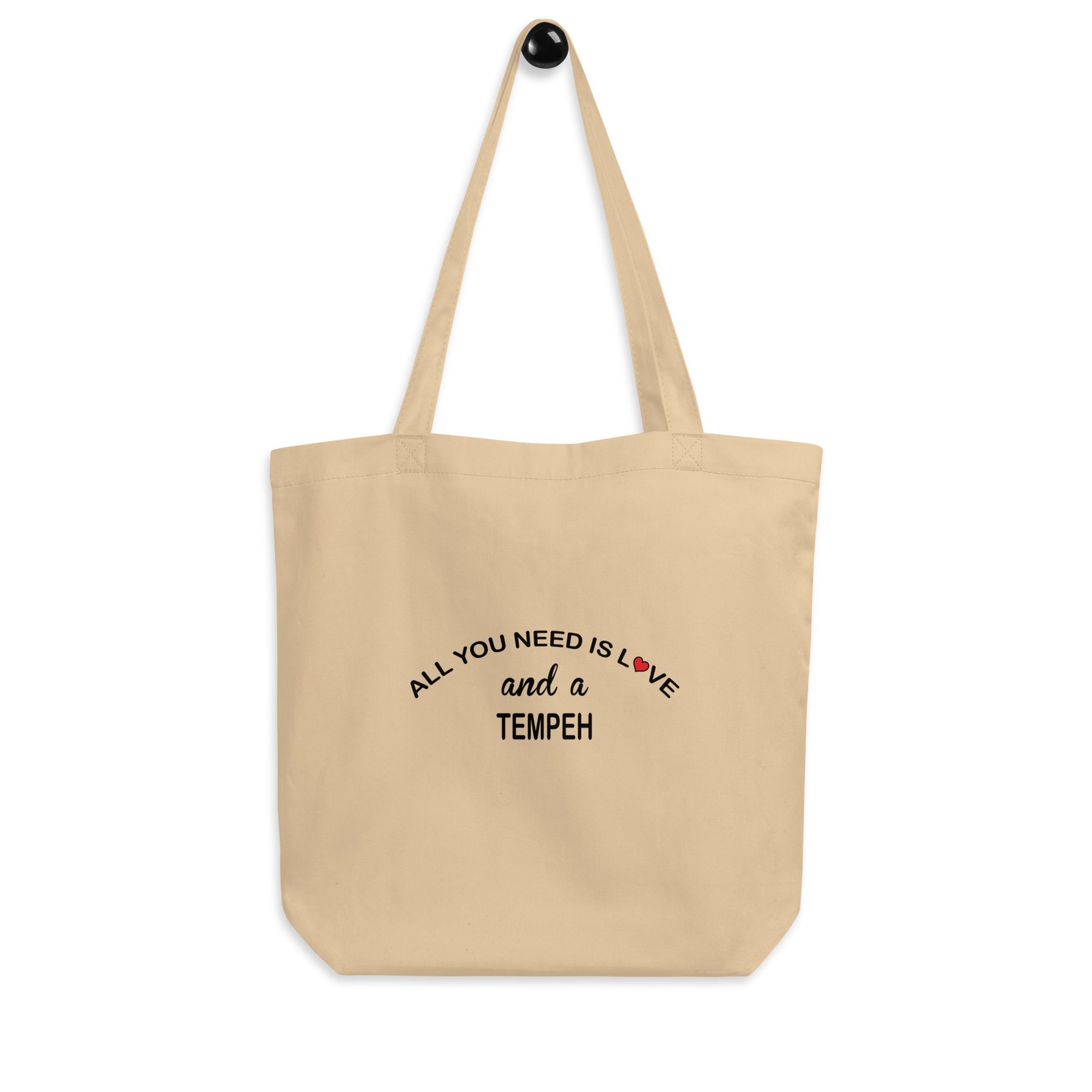 ALL YOU NEED IS LOVE...TEMPEH Eco Tote Bag