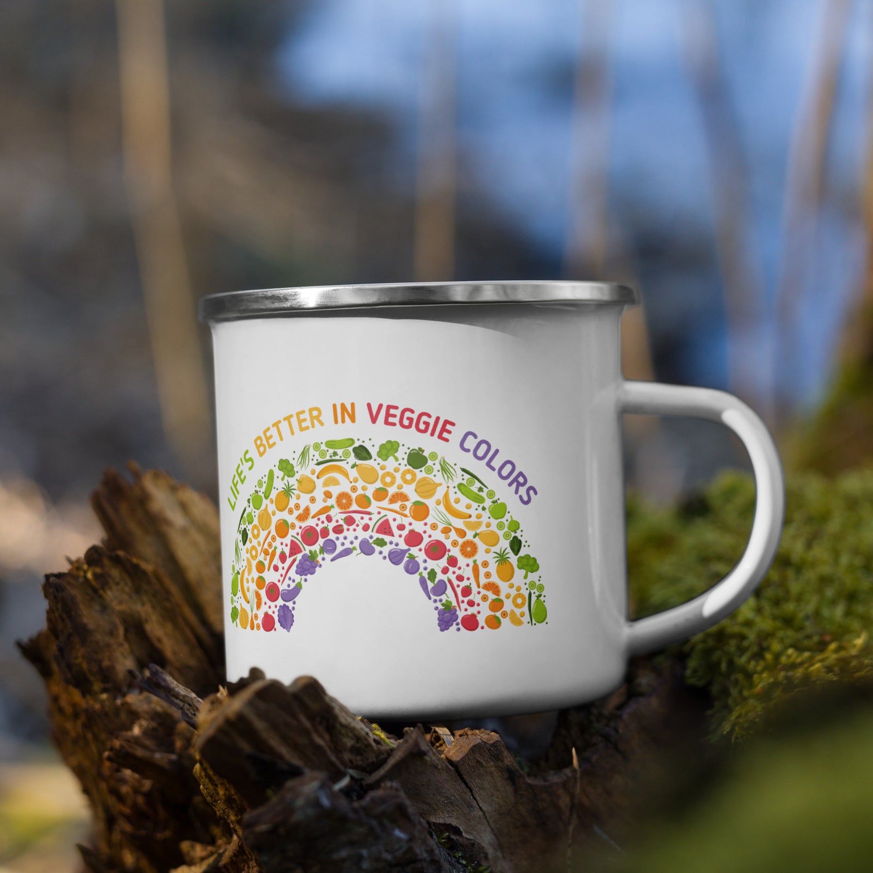 VEGGIE COLORS Enamel Mug