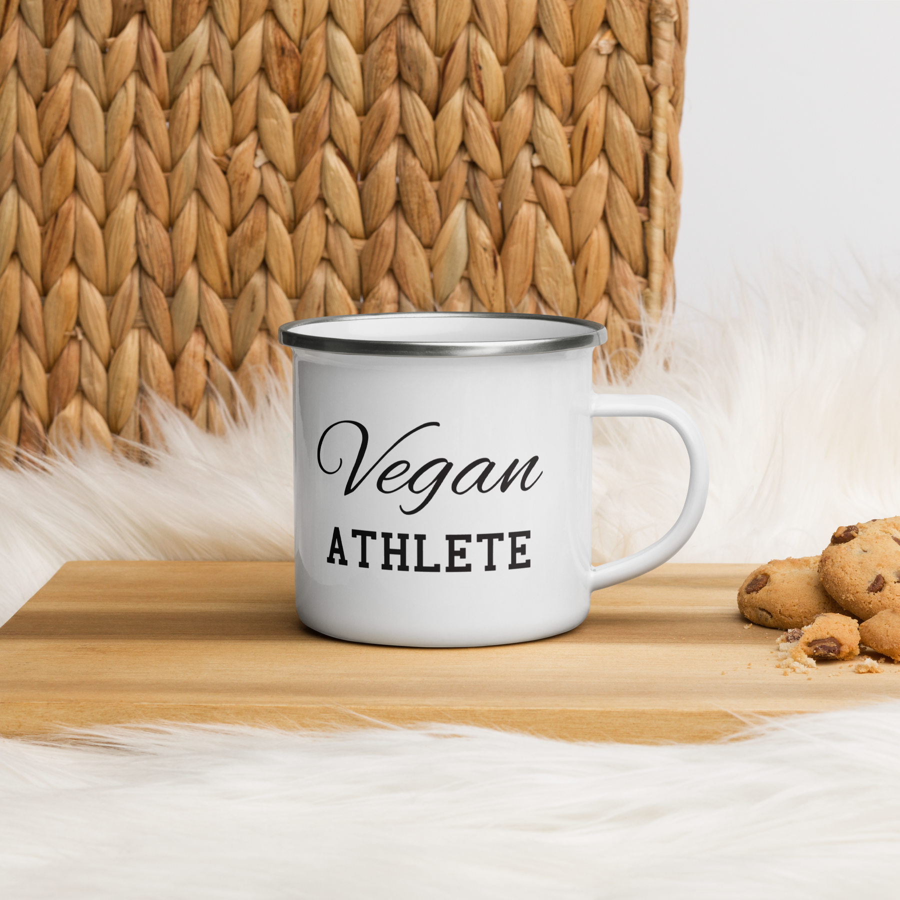 VEGAN ATHLETE Enamel Mug