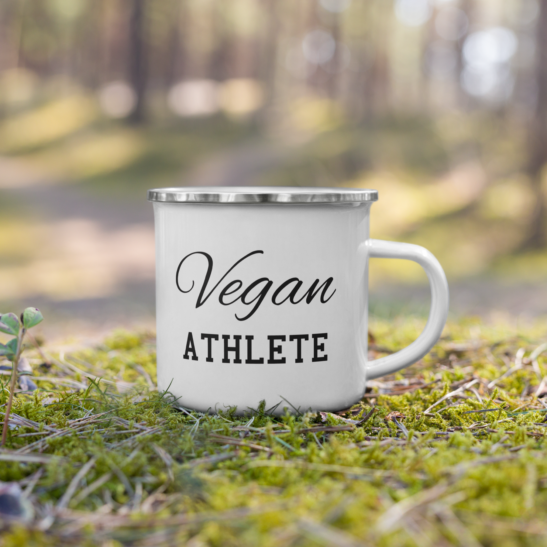 VEGAN ATHLETE Enamel Mug