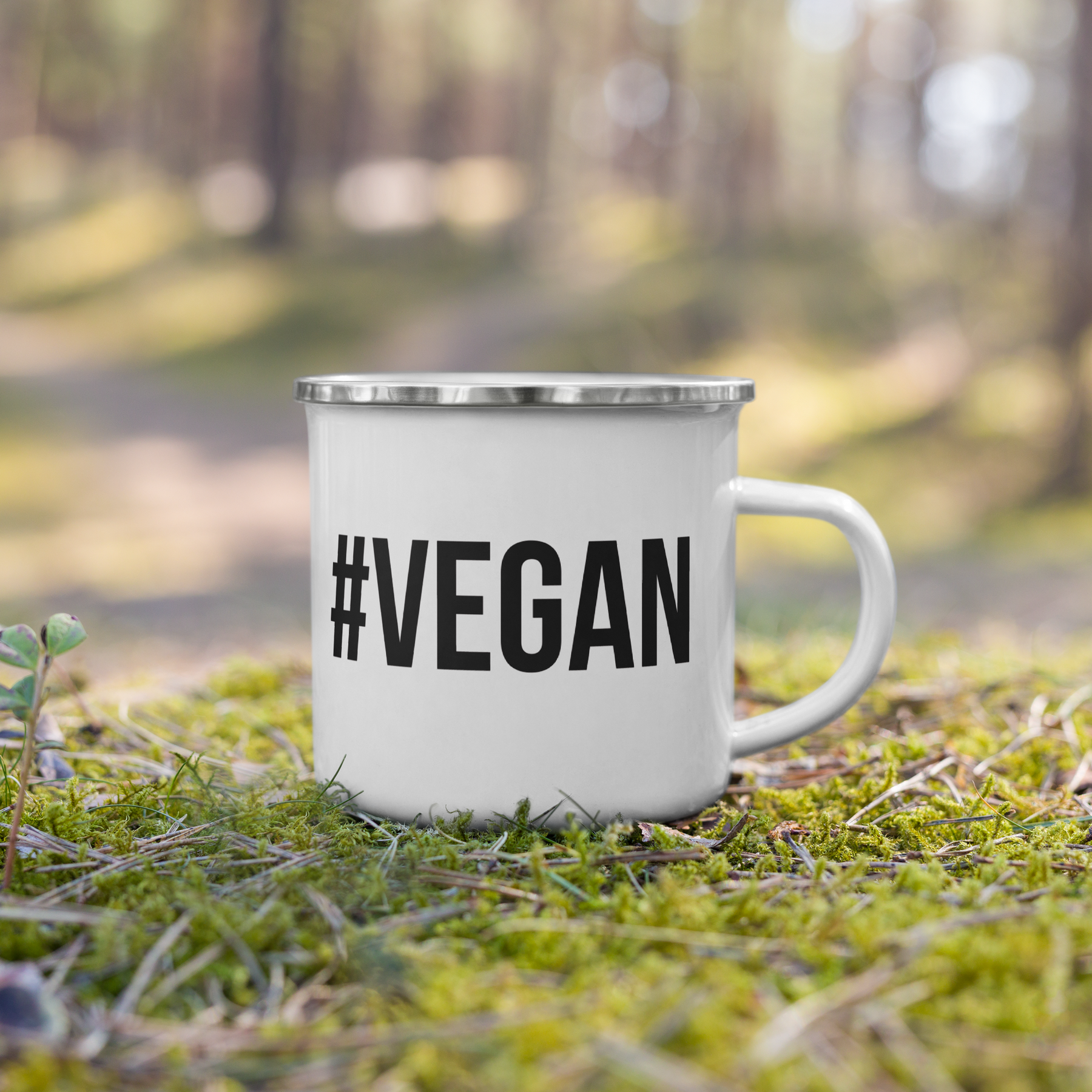 #VEGAN Enamel Mug