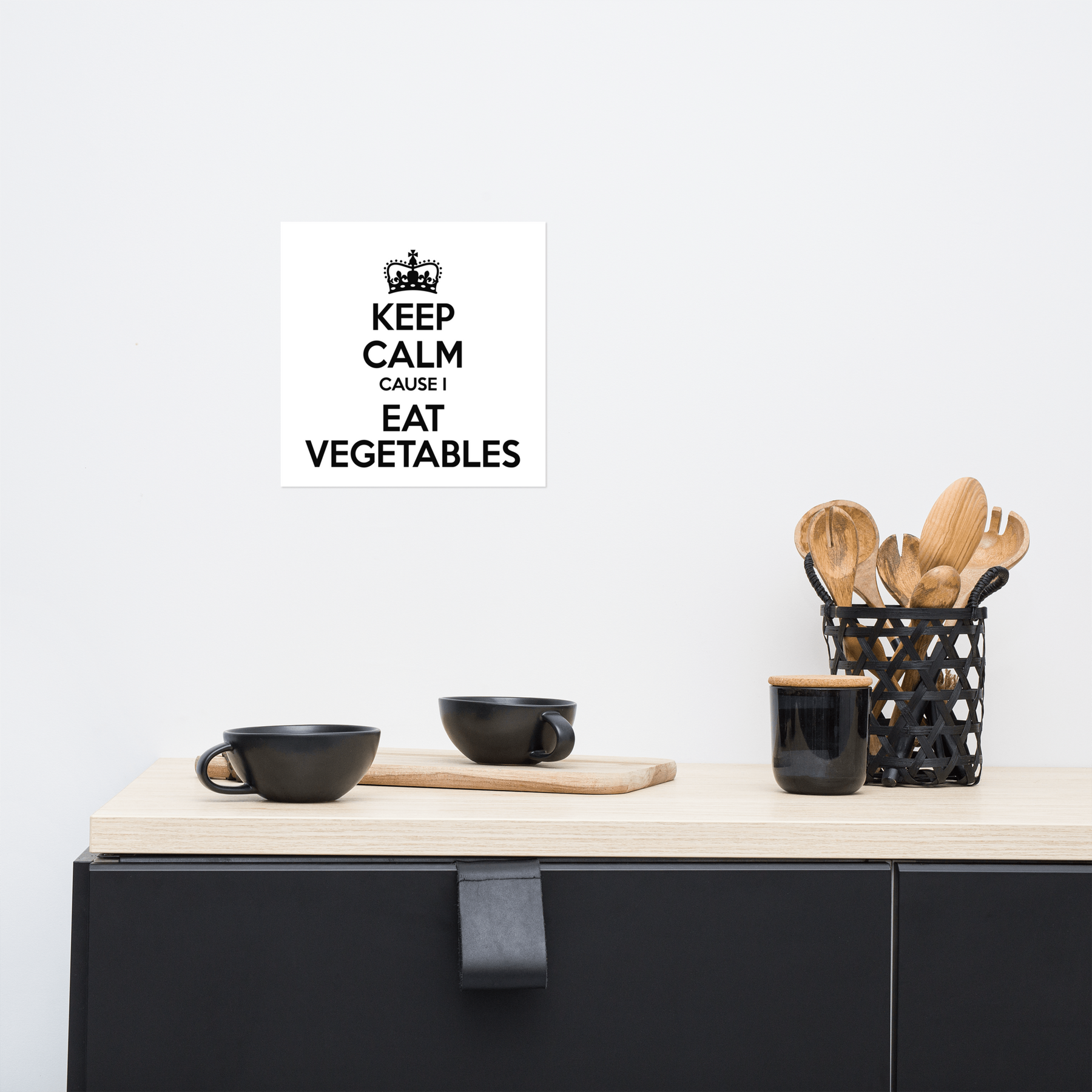 KEEP CALM I EAT VEGETABLES Poster