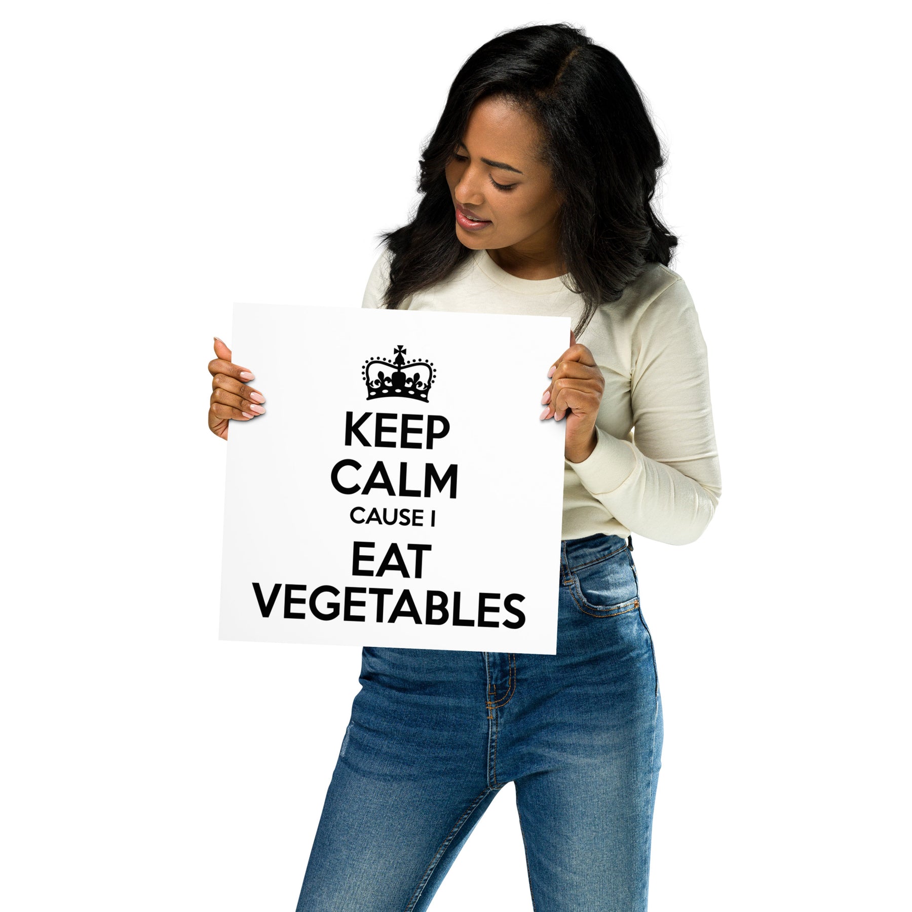 KEEP CALM I EAT VEGETABLES Poster