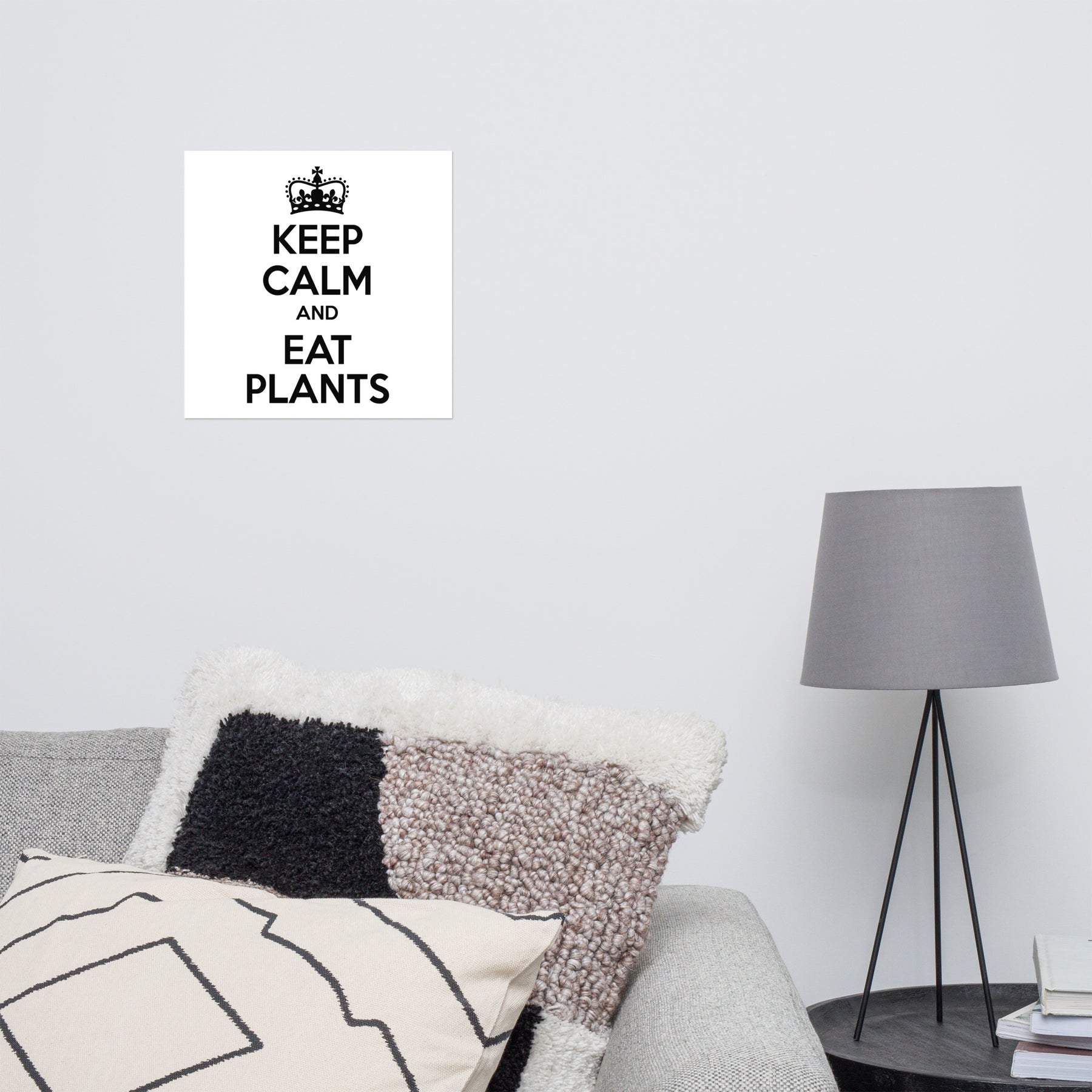 KEEP CALM AND EAT PLANTS Poster