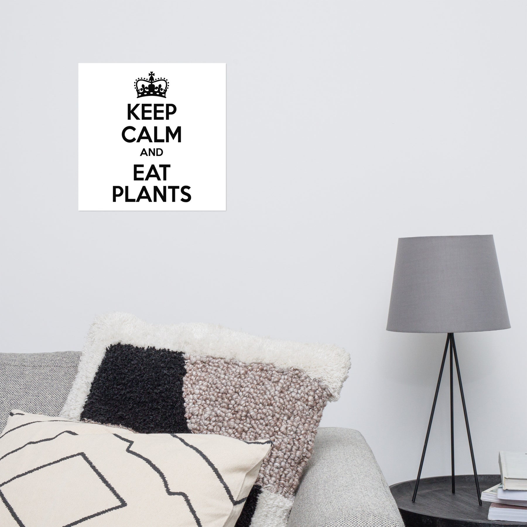 KEEP CALM AND EAT PLANTS Poster