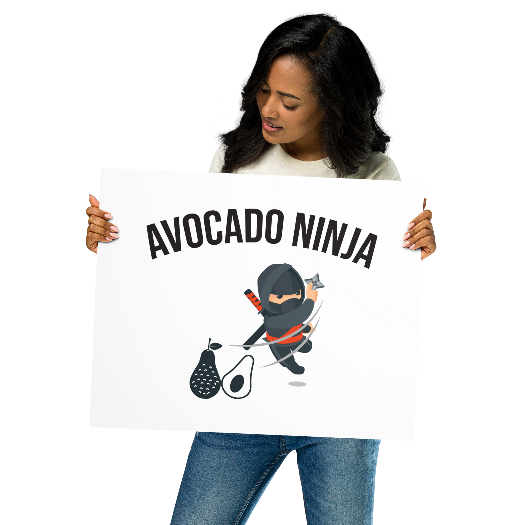 AVOCADO NINJA Poster