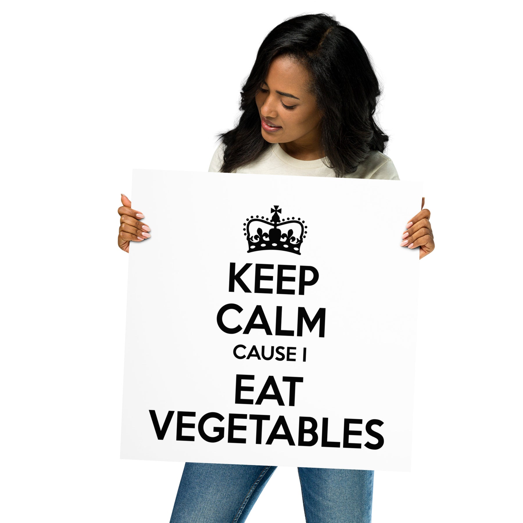 KEEP CALM I EAT VEGETABLES Poster