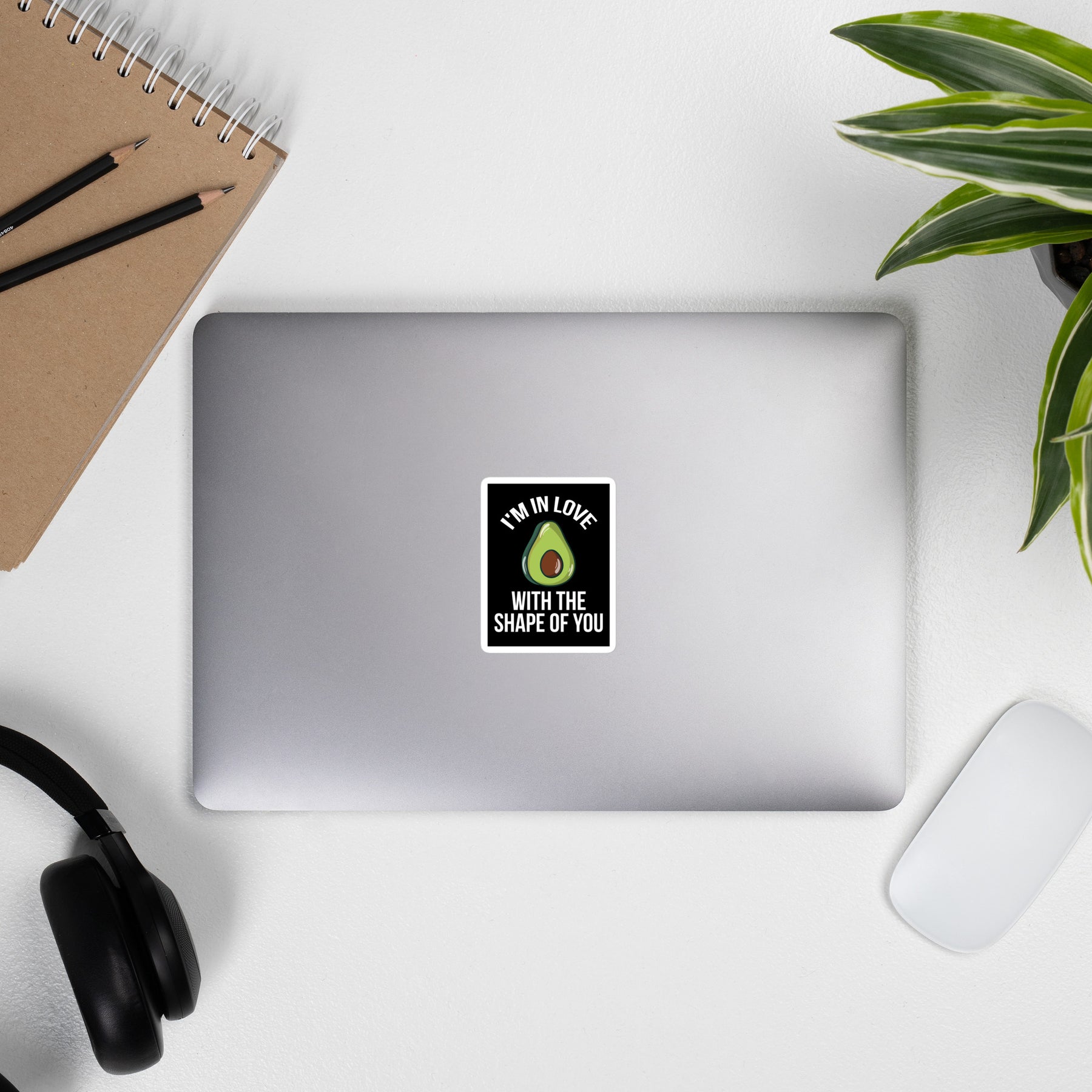 SHAPE OF YOU...AVOCADO sticker