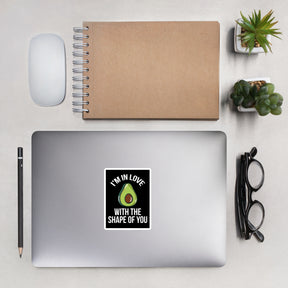 SHAPE OF YOU...AVOCADO sticker