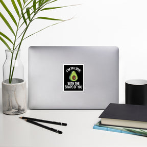 SHAPE OF YOU...AVOCADO sticker