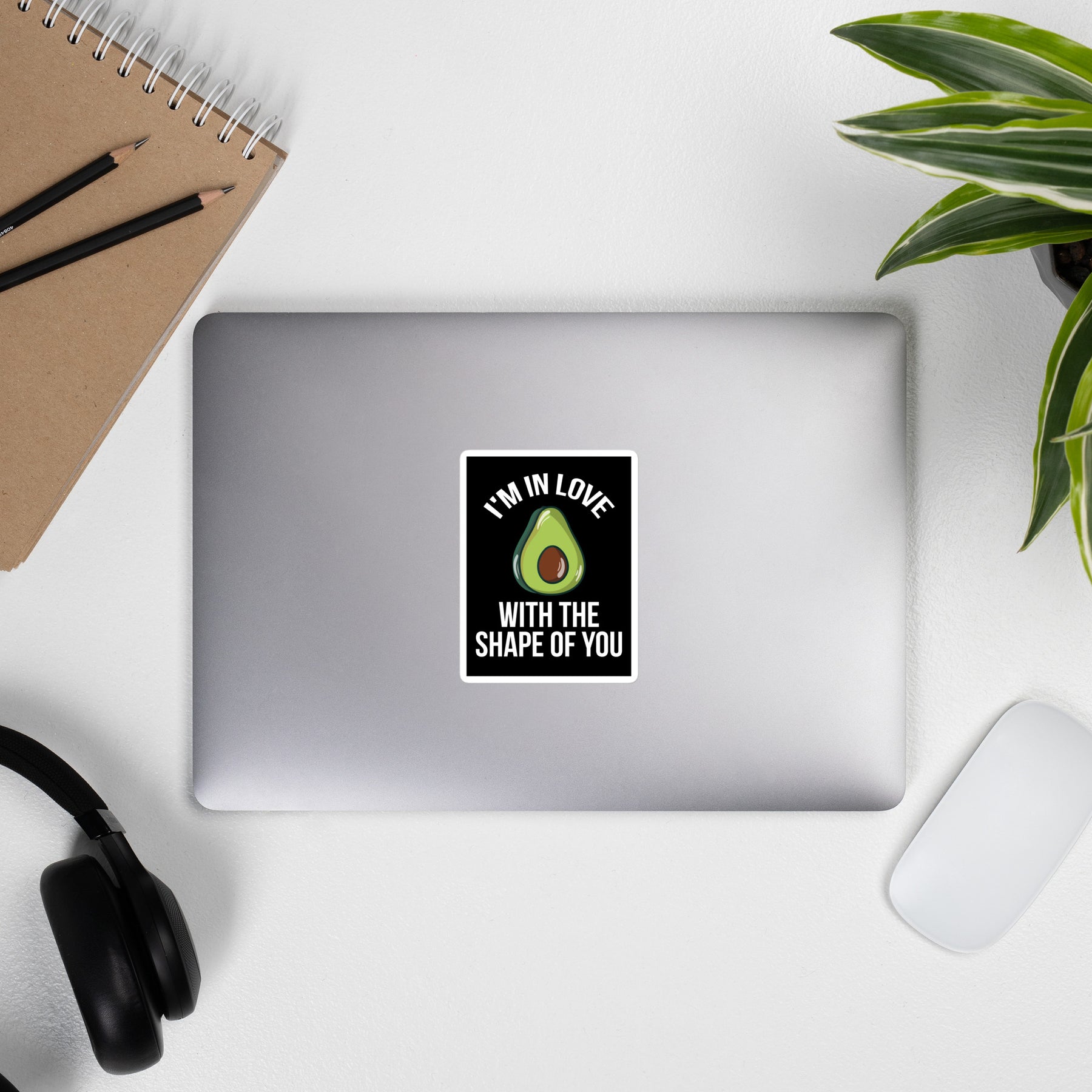 SHAPE OF YOU...AVOCADO sticker