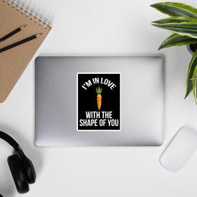 Shape Of You Carrot sticker