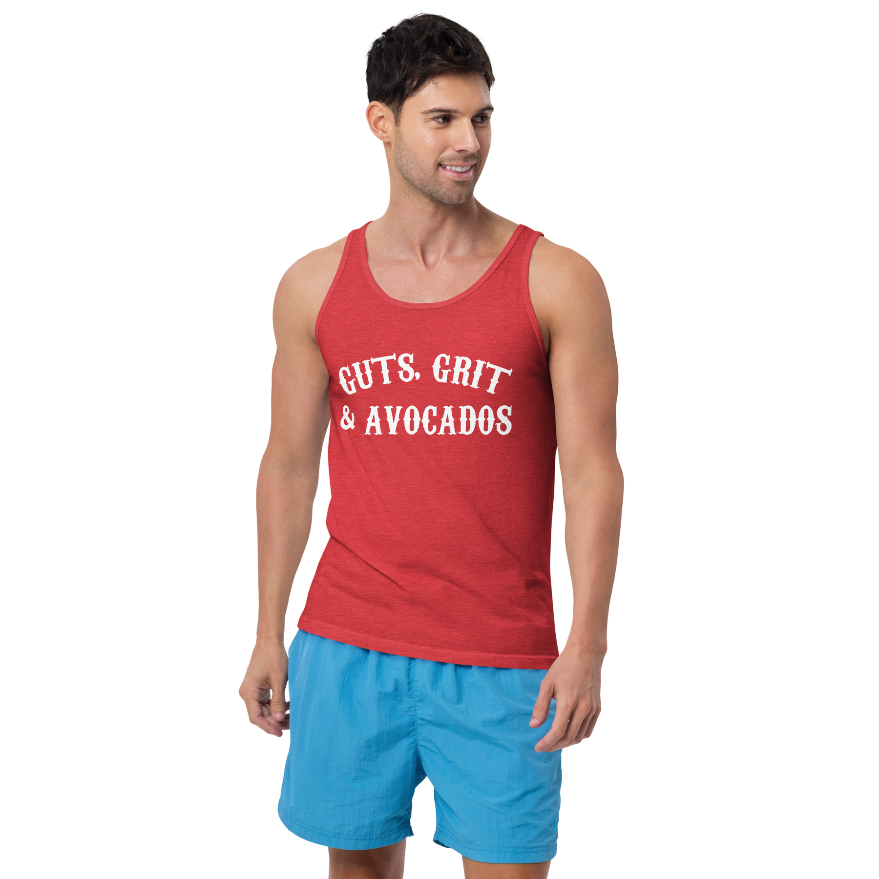 Guts Grit And Avocado Unisex Tank Top