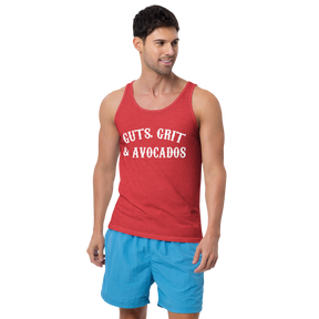 Guts Grit And Avocado Unisex Tank Top