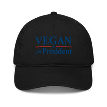 Vegan President Organic dad hat