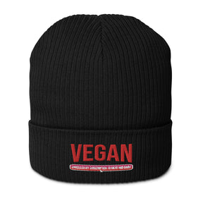 Organic ribbed beanie