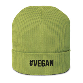 Vegan Organic ribbed beanie