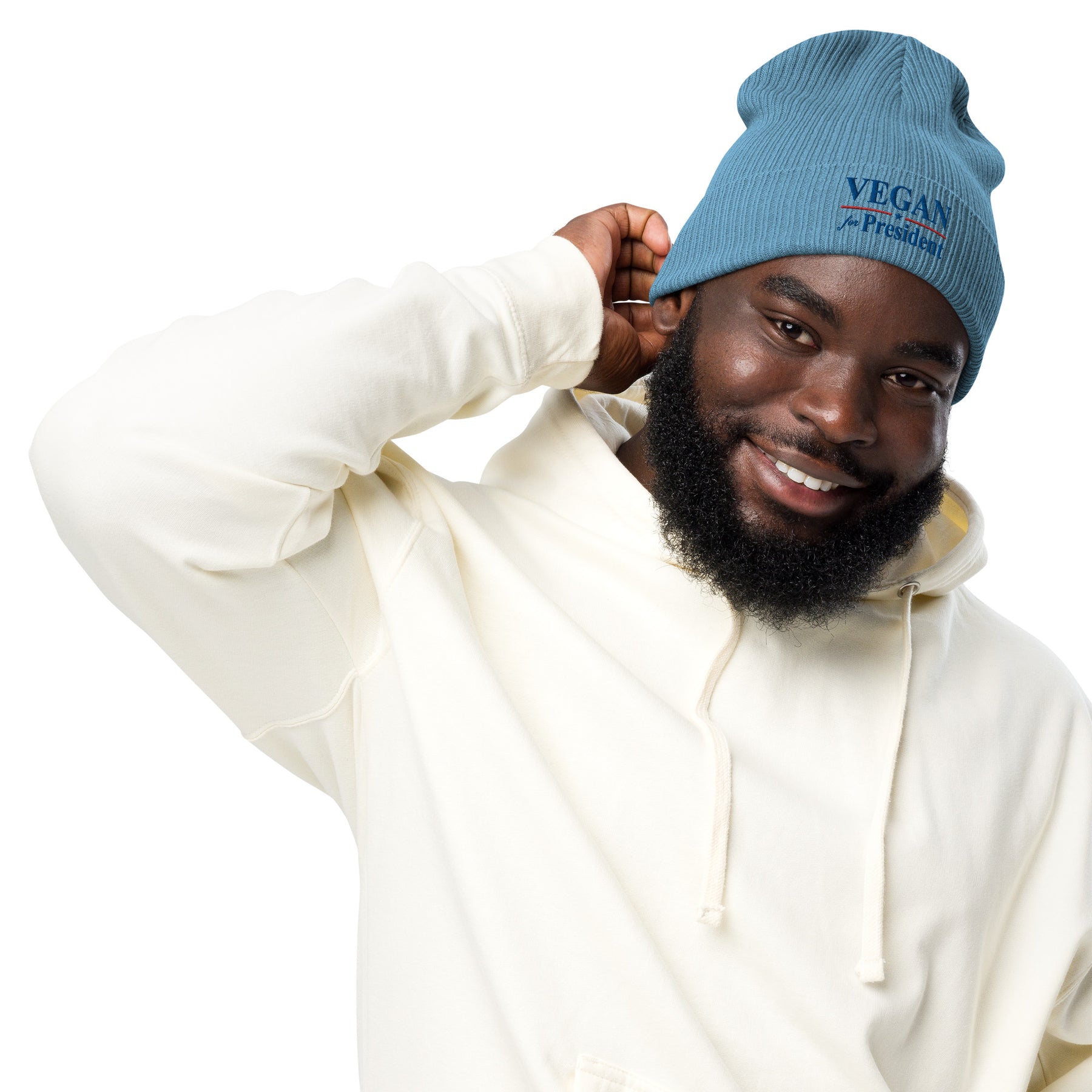 Vegan President Organic ribbed beanie