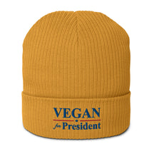 Vegan President Organic ribbed beanie