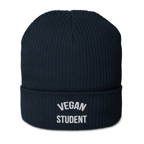 Vegan Student Organic ribbed beanie