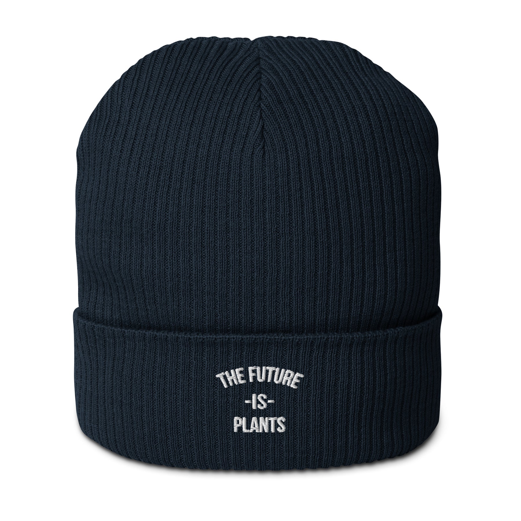 Future is Plants Organic ribbed beanie